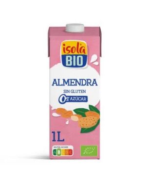 Bebida de almendra sin azúcar Isola Bio 1 L