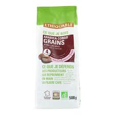 Café en grano Congo Ethiquable 500 g