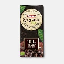 Chocolate negro 100% cacao Torras 100 g