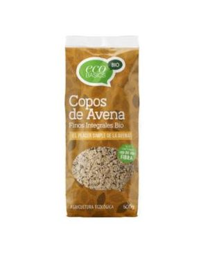 Copos de avena finos sin gluten Eco Basics 500 g