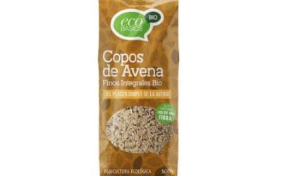 Copos de avena finos sin gluten Eco Basics 500 g