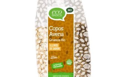 Copos gruesos de avena sin gluten Eco Basics 500 g