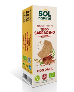 Galletas de trigo sarraceno con dátil Sol Natural