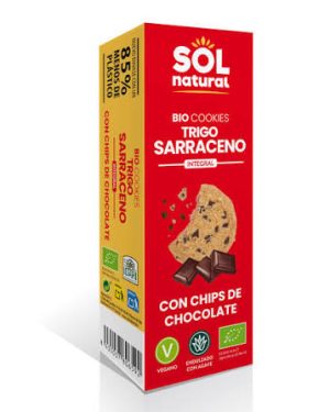 Galletas de trigo sarraceno con chocolate Sol Natural 170 g