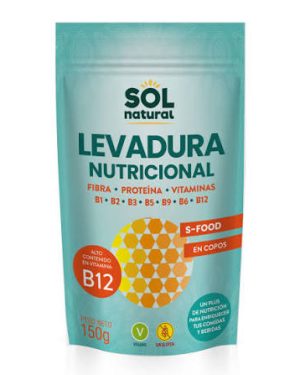 Levadura nutricional con B12 Sol Natural BIO 150 g