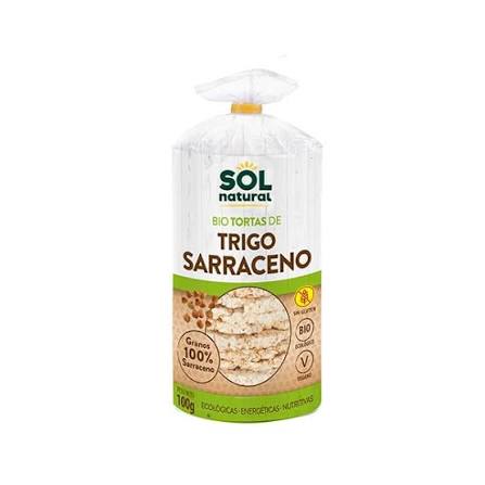 Tortitas de trigo sarraceno sin gluten bio Sol Natural 100 g